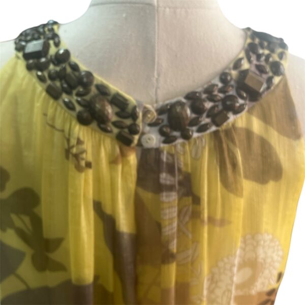 LOVERS sleeveless sequined neckline DRESS - Image 6