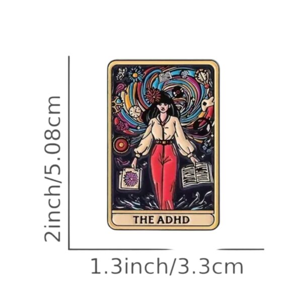 ADHD Awareness Brooch/Lapel Pin - Image 3