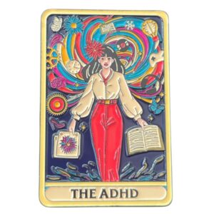 ADHD Awareness Brooch/Lapel Pin