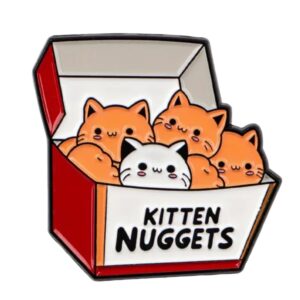 'Kitten Nuggets' Brooch/Lapel Pin