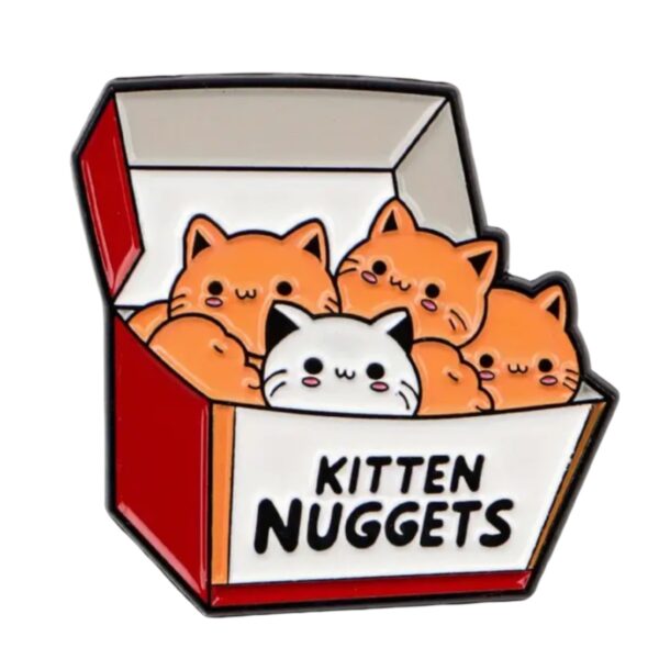'Kitten Nuggets' Brooch/Lapel Pin