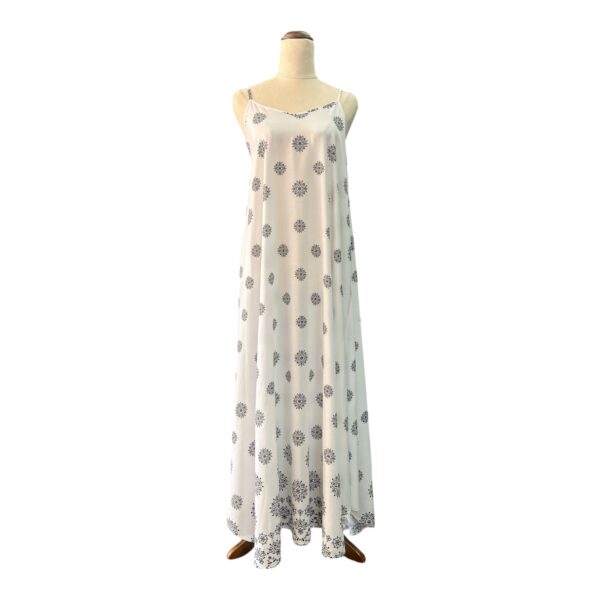 BOBBY & OLIVE Shoestring Maxi Dress-RED floral print - Image 11